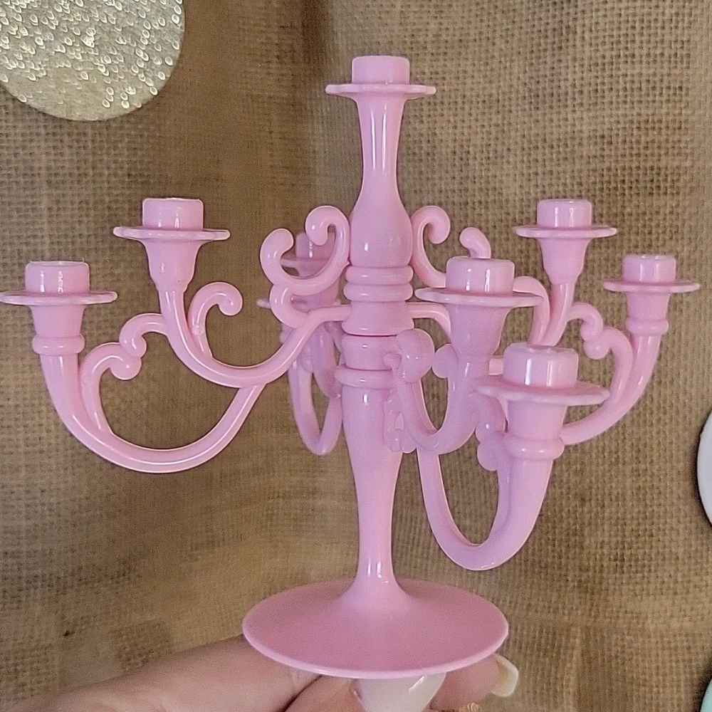 EXPANDABLE CANDLE HOLDER CAKE TOPPER, CHOICE OF COLOR